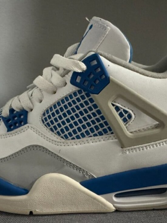 Air Jordan 4 Retro Military Blue 2024 White Industrial Grey FV5029-141 Size 8 main image 7
